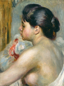 Pierr - Auguste Renoir | Ренуар Пьер - Темноволосая женщина