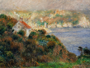Pierr - Auguste Renoir | Ренуар Пьер - Туман на Гернси
