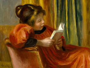 Pierr - Auguste Renoir | Ренуар Пьер - Читающая девушка