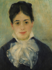 Pierr - Auguste Renoir | Ренуар Пьер - Улыбающаяся дама