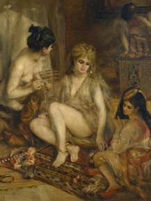 Pierr - Auguste Renoir | Ренуар Пьер - Парижанки в алжирском костюме