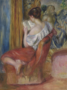 Pierr - Auguste Renoir | Ренуар Пьер - Читающая женщина