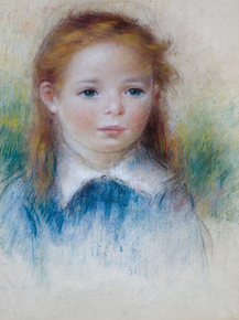 Pierr - Auguste Renoir | Ренуар Пьер - Портрет девушки