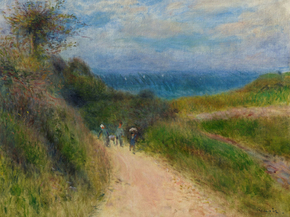 Pierr - Auguste Renoir | Ренуар Пьер - Дорога в Берневаль
