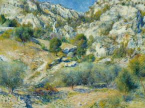 Pierr - Auguste Renoir | Ренуар Пьер - Скалистые утесы