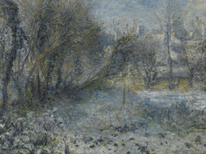 Pierr - Auguste Renoir | Ренуар Пьер - Заснеженный пейзаж