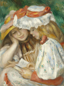 Pierr - Auguste Renoir | Ренуар Пьер - Две девушки читают