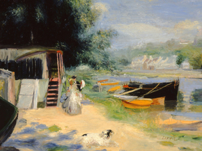 Pierr - Auguste Renoir | Ренуар Пьер - Вид на Буживаль