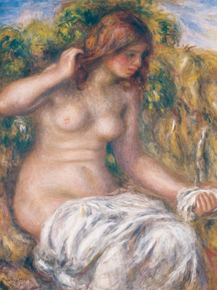Pierr - Auguste Renoir | Ренуар Пьер - Женщина к весне