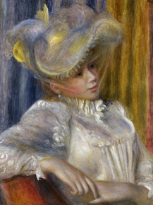 Pierr - Auguste Renoir | Ренуар Пьер - Женщина в шляпе