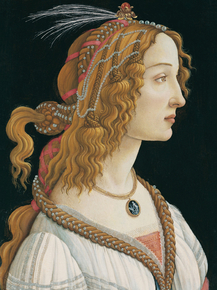 Sandro Botticelli | Сандро Боттичелли - Портрет в образе нимфы