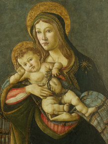 Sandro Botticelli | Сандро Боттичелли - Богородица с младенцем