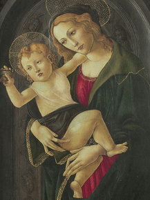 Sandro Botticelli | Сандро Боттичелли - Богородица с младенцем в нише