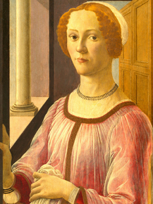 Sandro Botticelli | Сандро Боттичелли - Портрет Смеральды Бандинелли