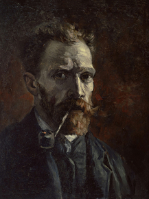 Van Gogh | Ван Гог - Автопортрет с трубкой