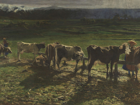 Giovanni Segantini | Джованни Сегантини - Налево