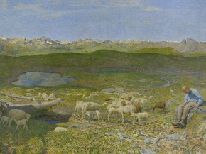 Giovanni Segantini | Джованни Сегантини - Альпийское пастбище