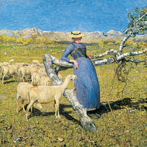 Giovanni Segantini | Джованни Сегантини - Полдень в Альпах