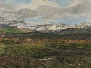 Giovanni Segantini | Джованни Сегантини - Пейзаж на Малое