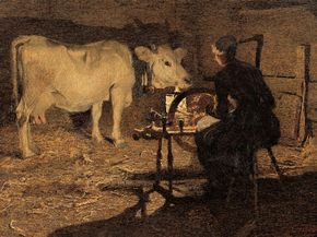 Giovanni Segantini | Джованни Сегантини - Спиннинг