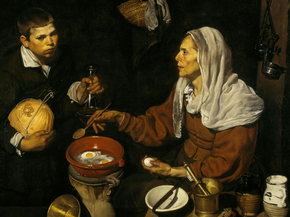 Diego Velazquez | Диего Веласкес - Старуха готовит яйца
