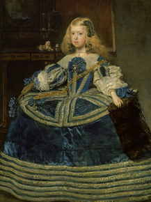 Diego Velazquez | Диего Веласкес - Маргарита Тереза в голубом платье