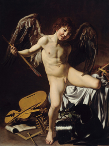 Caravaggio | Караваджо - Купидон как Виктор