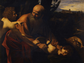 Caravaggio | Караваджо - Жертвоприношение Исаака