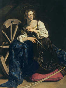 Caravaggio | Караваджо - Святая Екатерина Александрийская