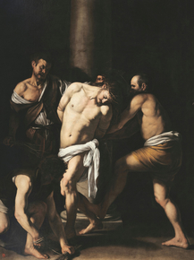 Caravaggio | Караваджо - Бичевание Христа