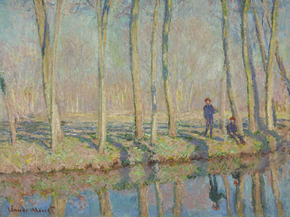 Monet Claude | Клод Моне - На берегу Эпте