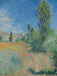 Monet Claude | Клод Моне - Пейзаж на острове Сен-Мартен