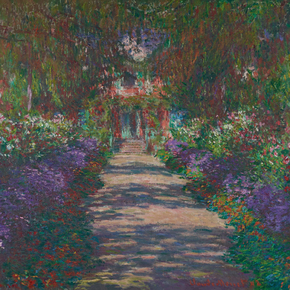 Monet Claude | Клод Моне - Дорожка в саду Моне Monet Claude | Клод Моне - Дорожка в саду Моне