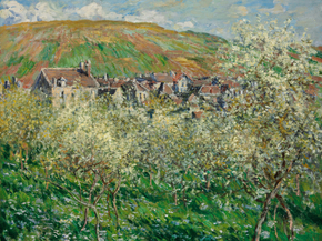 Monet Claude | Клод Моне - Сливы в цвету