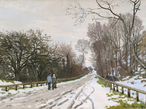 Monet Claude | Клод Моне - Дорога к ферме Сен-Симеон