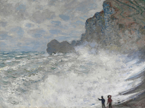 Monet Claude | Клод Моне - Ненастная погода в Этрете