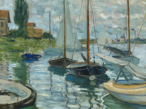 Monet Claude | Клод Моне - Парусники на Сене Monet Claude | Клод Моне - Парусники на Сене
