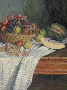 Monet Claude | Клод Моне - Натюрморт с медовой дыней Monet Claude | Клод Моне - Натюрморт с медовой дыней