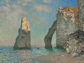 Monet Claude | Клод Моне - Скалы в Этрете