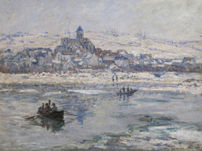 Monet Claude | Клод Моне - Ветёй зимой
