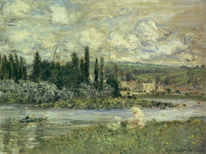 Monet Claude | Клод Моне - Вид на Ветёй