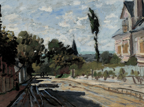 Monet Claude | Клод Моне - Деревенская улица