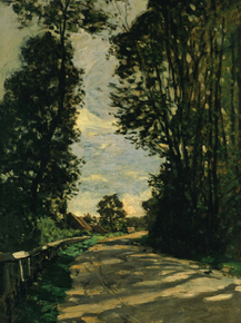 Monet Claude | Клод Моне - Дорога фермы Сен-Симеон