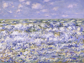Monet Claude | Клод Моне - Волны разбиваются