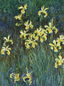Monet Claude | Клод Моне - Желтые ирисы