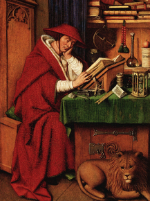 Jan van Eyck | Ян ван Эйк - Святой Иероним в своем кабинете