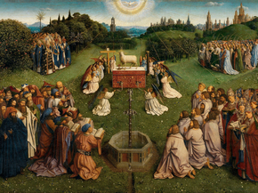 Jan van Eyck | Ян ван Эйк - Поклонение мистическому агнцу