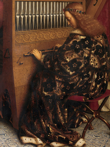 Jan van Eyck | Ян ван Эйк - Ангелы, играющие музыку