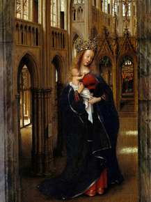Jan van Eyck | Ян ван Эйк - Мадонна в церкви