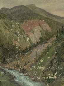 Frederic Edwin Church - Alpine Landscape | Фредерик Эдвин Чёрч